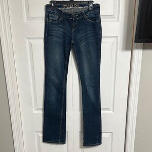 Rue21 Women's Dark Blue Straight Leg Jeans
